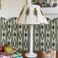 Palm & Polkadot Block-Printed Lamp Shade