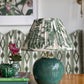 Hunan Jade Floral Relief Lamp