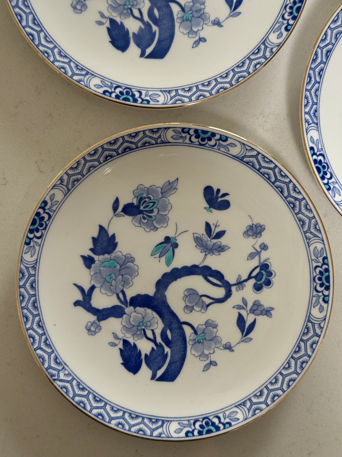 Royal Tuscan ‘Mandarin’ Bone China side plates