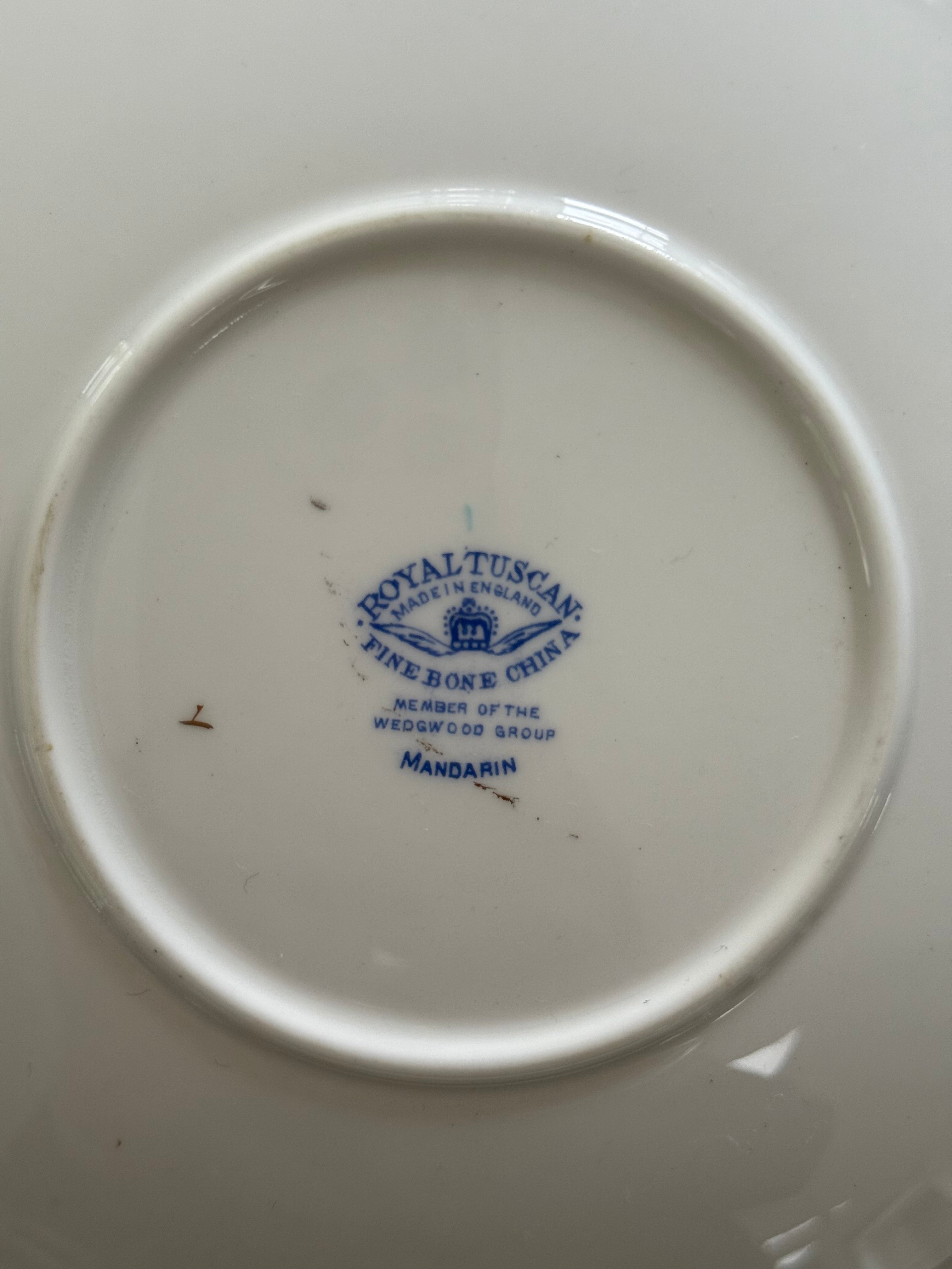 Royal Tuscan 'Mandarin' Bone China Side Plates – The Ginger Jar