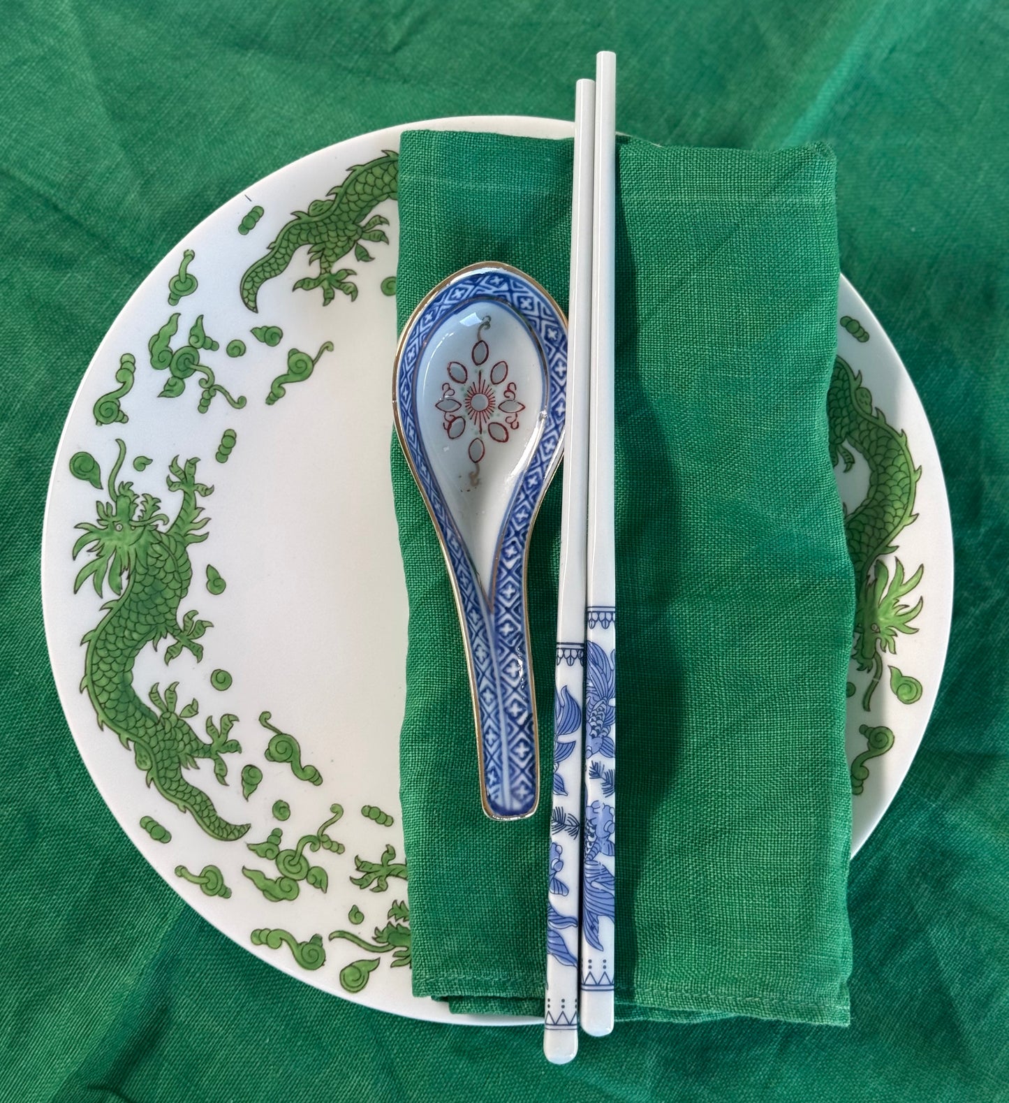 Rare Green Dragon Part Tea Set