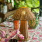 Palawan rattan rechargeable lamp
