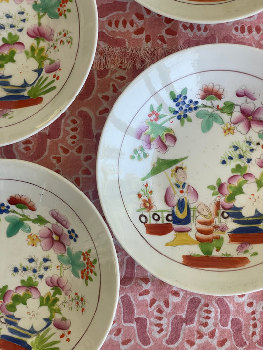 Antique Hilditch & Sons 'Lady with Lyre' dishes