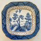 Vintage 'Blue Willow' Square Side Plates