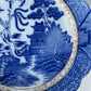 Vintage 'Blue Willow' Dinner Plates: set of 4