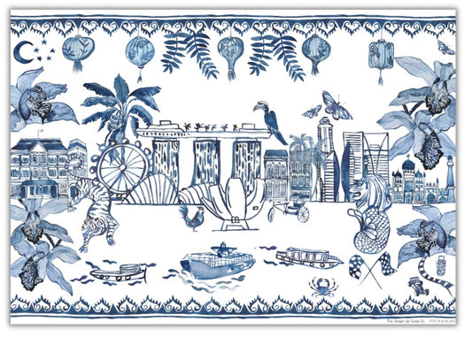 'Singapore Celebration' Art Print
