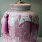 ‘Hong Kong Homage' Ginger Jar Lamp: Blossom Pink