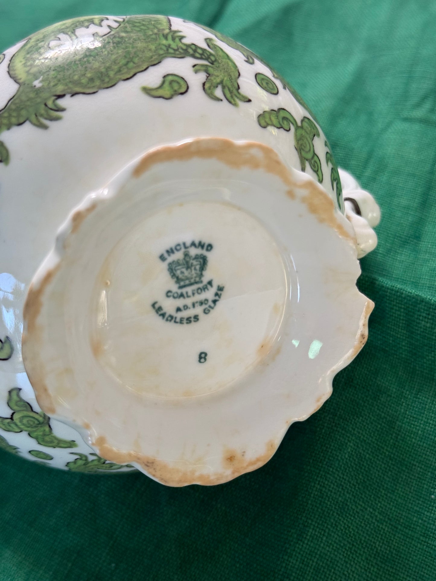 Rare Green Dragon Part Tea Set