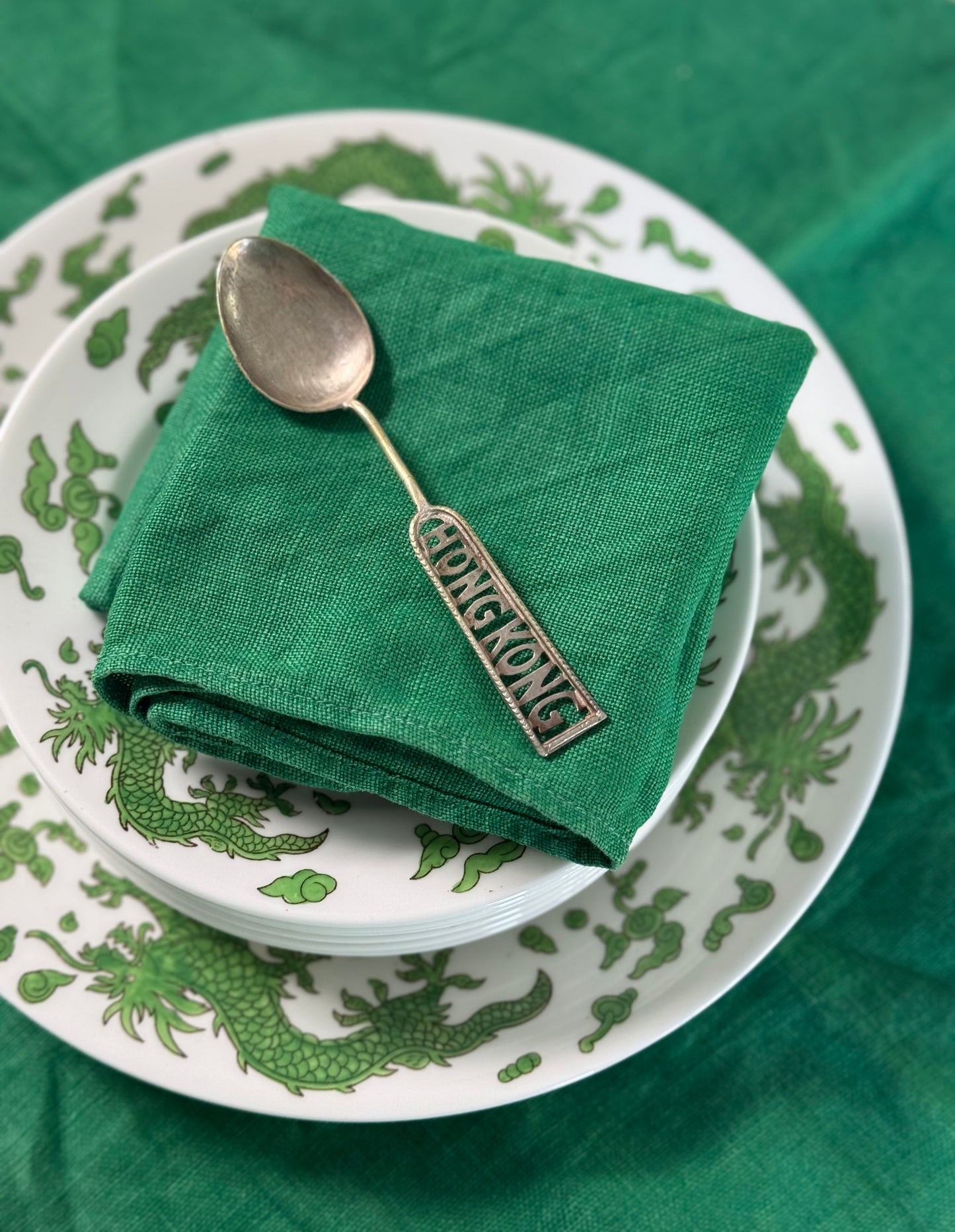 Rare Green Dragon Part Tea Set