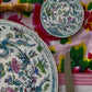 Antique Chinese Plates Coaster Set - Coloured