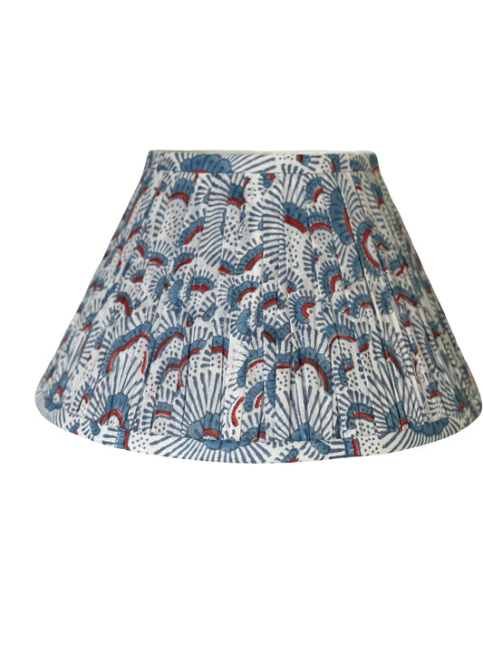 Anemone Block-Printed Lamp Shade
