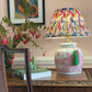 ‘Hong Kong Homage' Ginger Jar Lamp: Blossom Pink