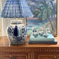 Hyacinth Block-Printed Lamp Shade