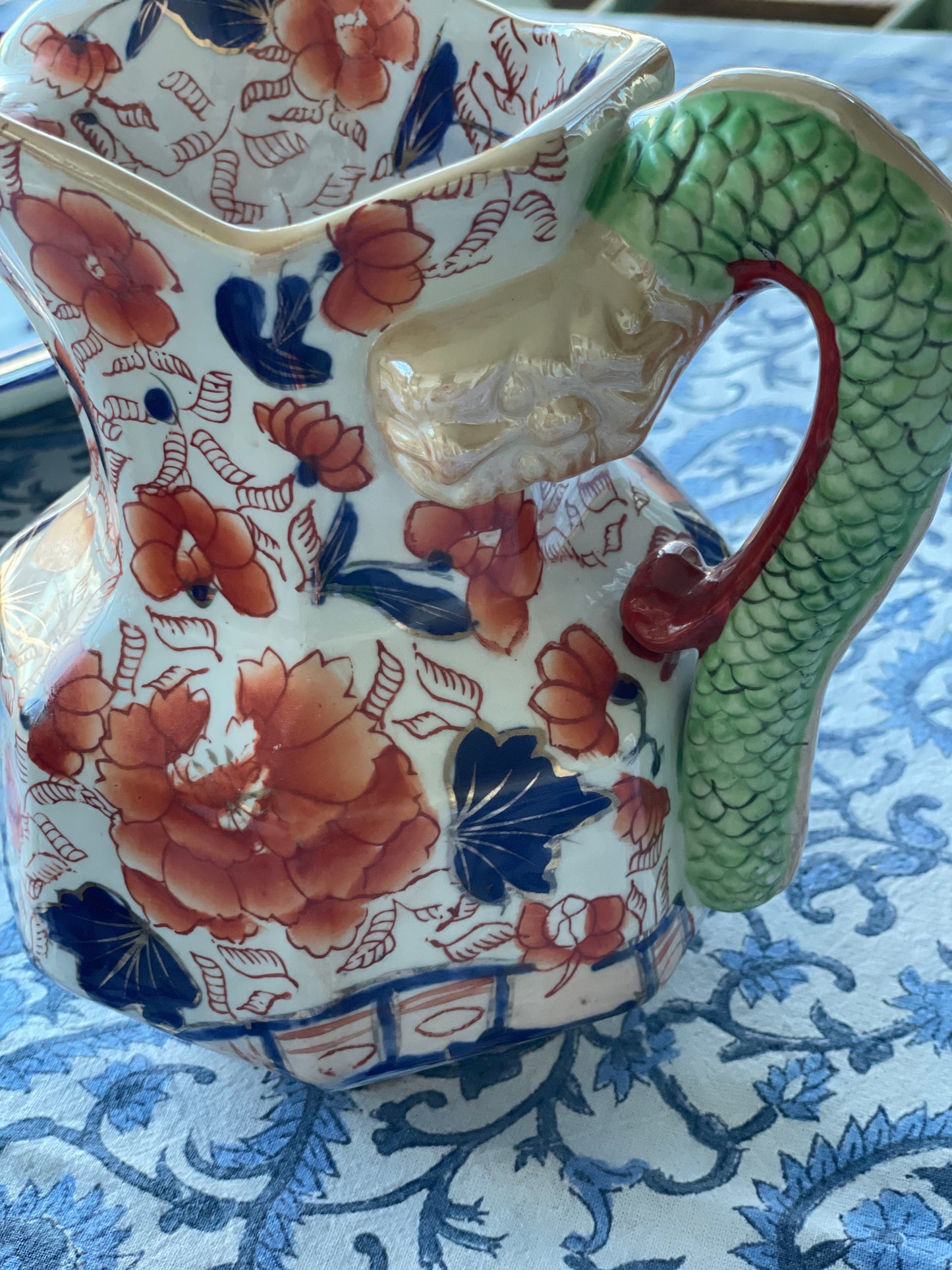 Antique Mason's Hydra Jugs
