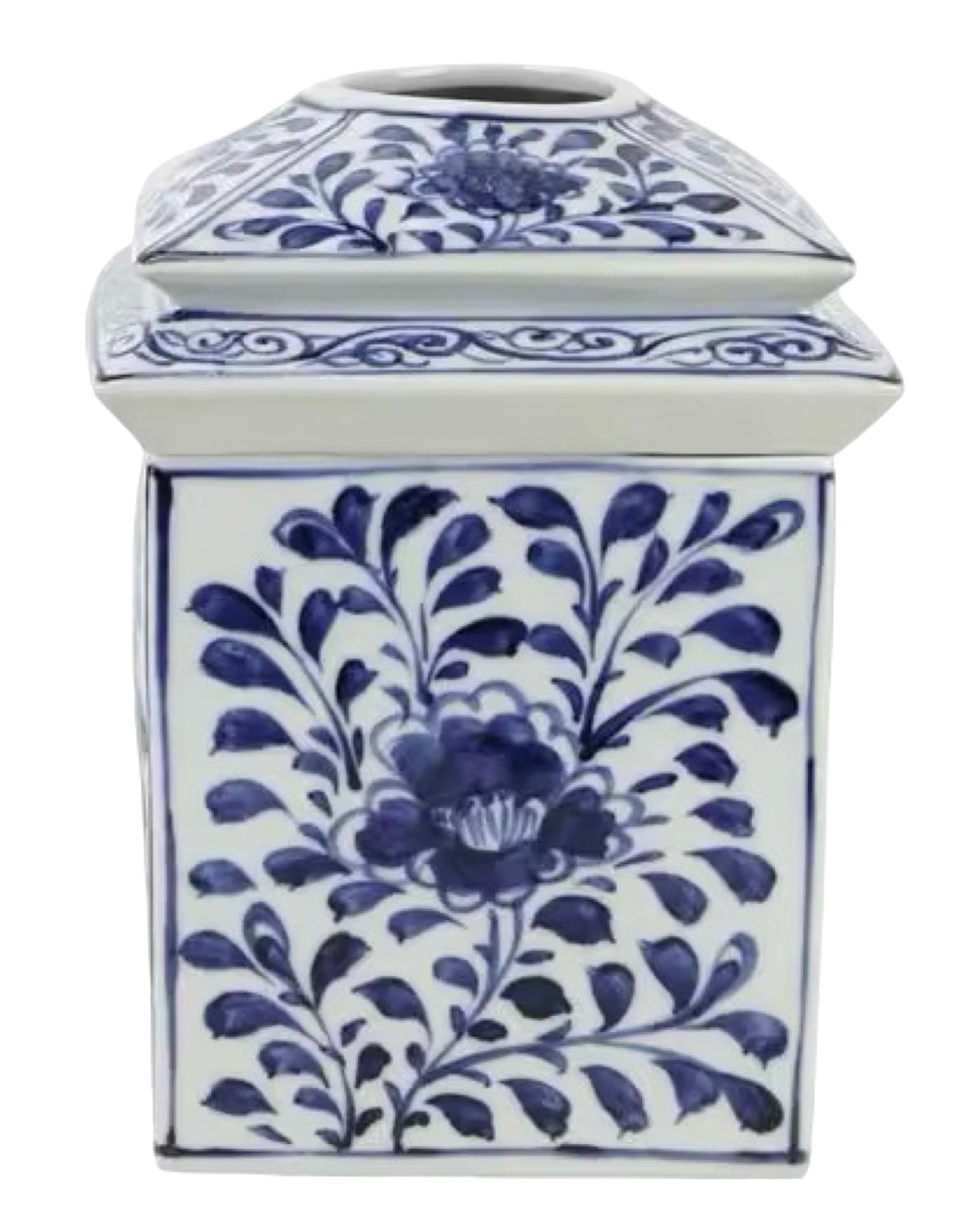 Lotus Flower Ceramic Tissue Box