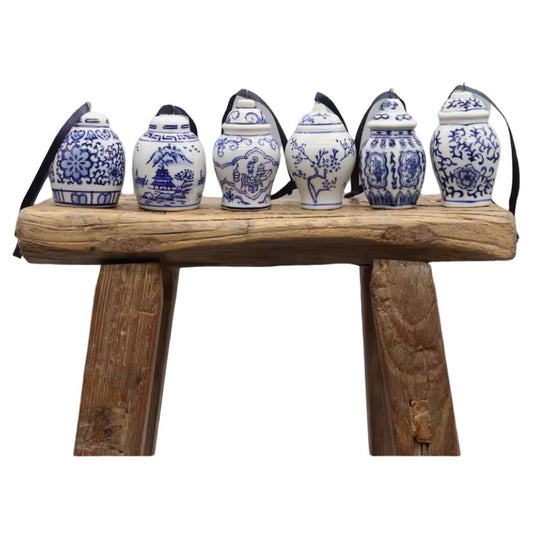 Blue & White Ginger Jar Ornaments
