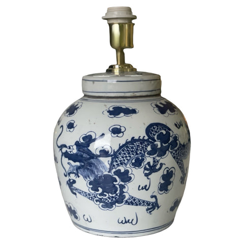 Dragon Ginger Jar Lamp