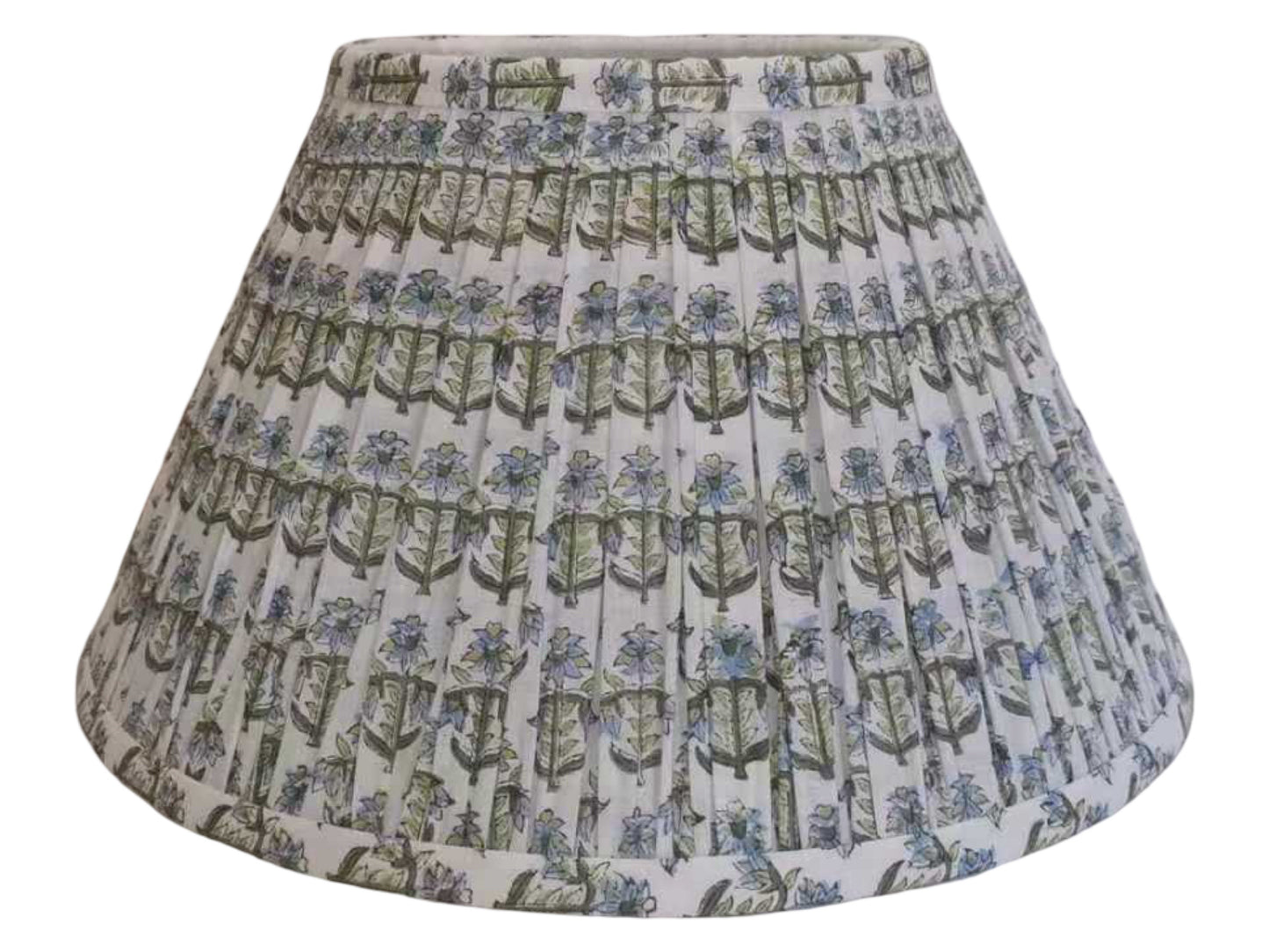 Daisy Block-Printed Lamp Shade