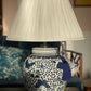 Butterfly Polkadot Ginger Jar Lamp