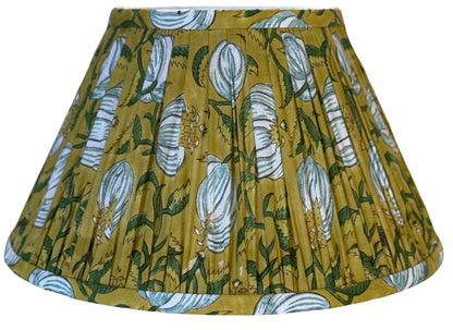 Corn Block-Printed Lamp Shade
