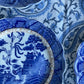Vintage 'Blue Willow' Dinner Plates: set of 4