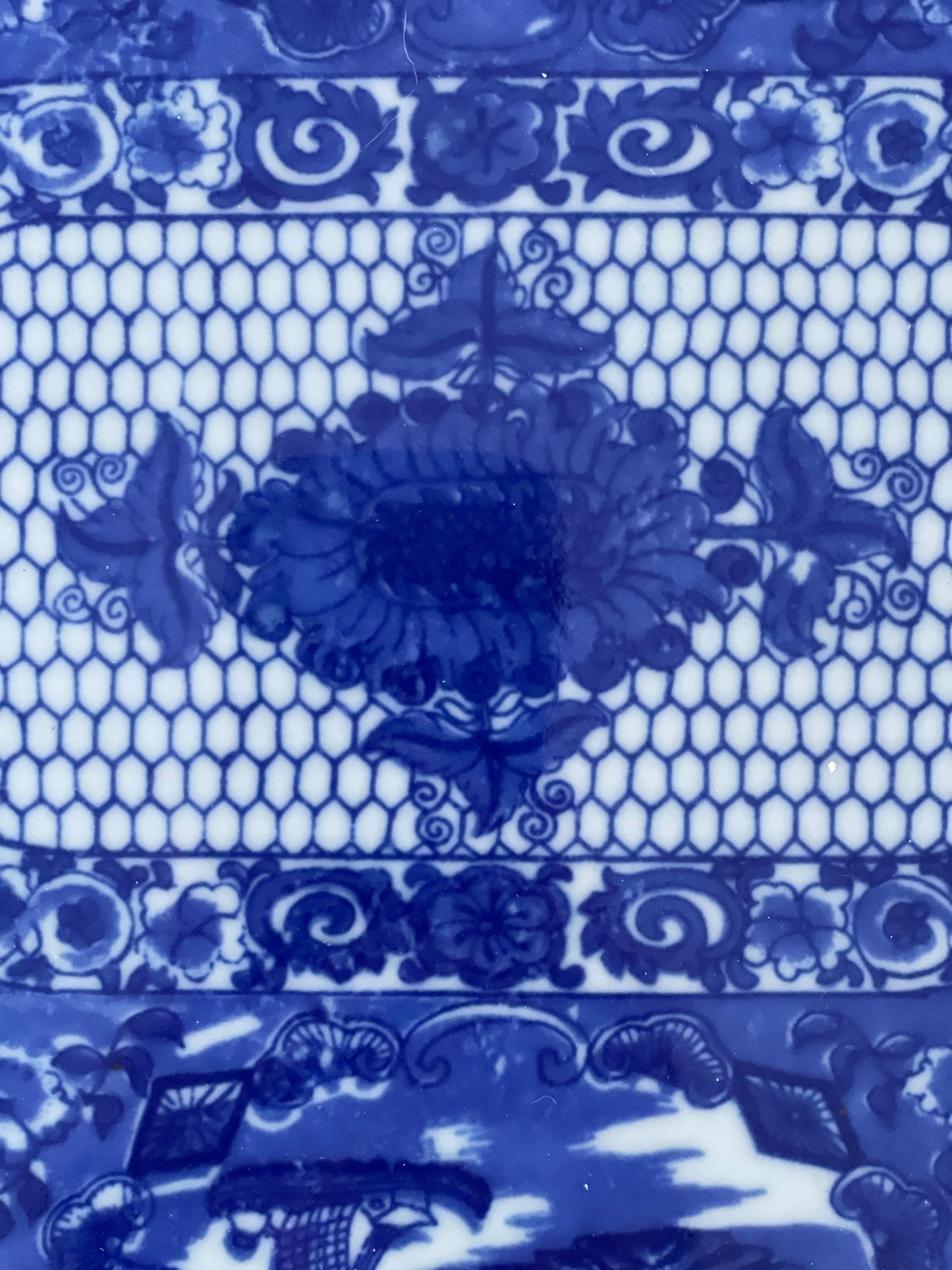 Antique Chinoiserie Victoria Ware Platter