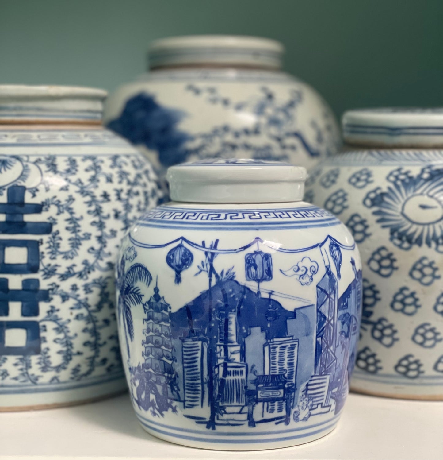 ‘Hong Kong Homage' Ginger Jar Mini