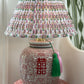 Coral Double Happiness Ginger Jar Lamp