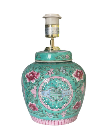 Famille Verte Ginger Jar Lamp