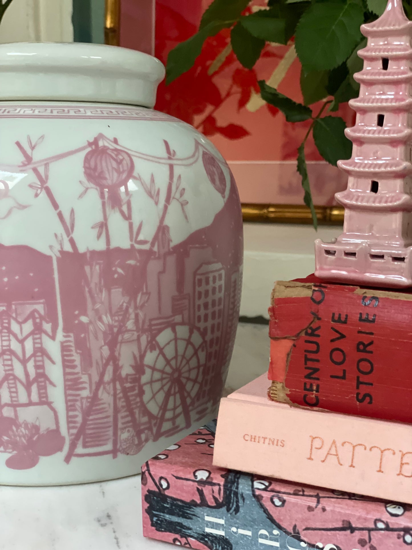 ‘Hong Kong Homage' Ginger Jar: Blossom Pink