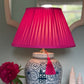 Magenta Silk Lamp Shade