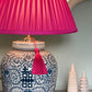 Magenta Silk Lamp Shade