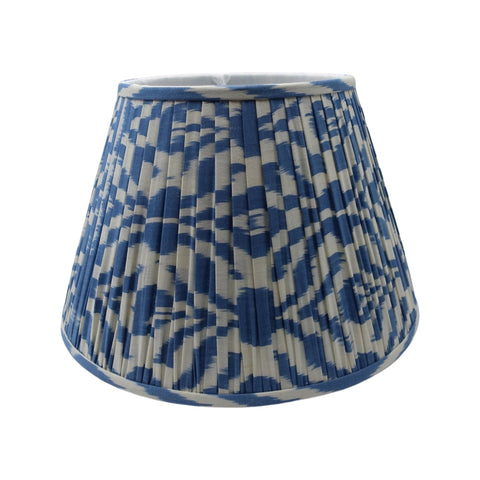 Cobalt [XL] Silk Ikat Lamp Shade