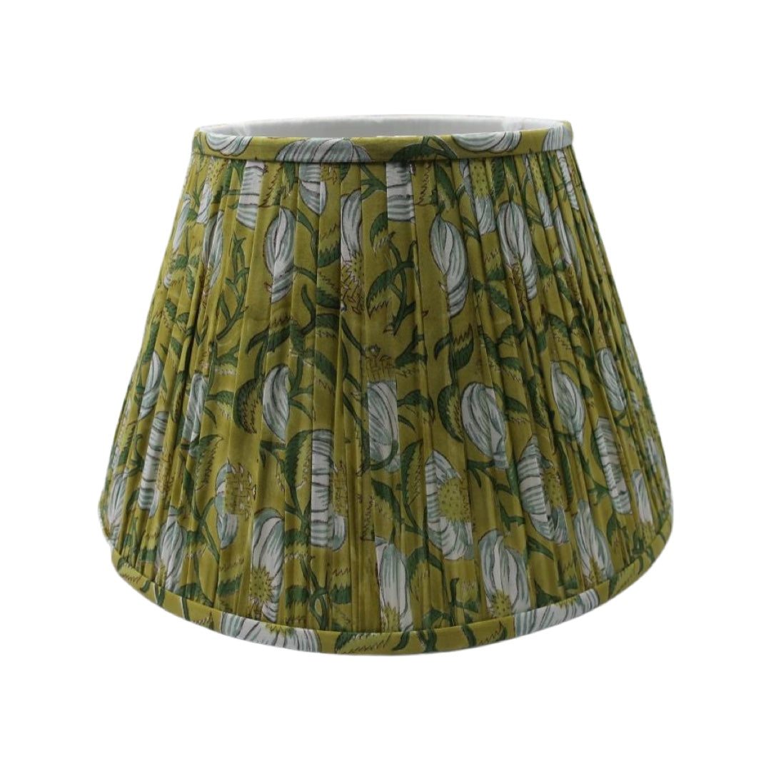 Corn [XL] Block-Printed Lamp Shade