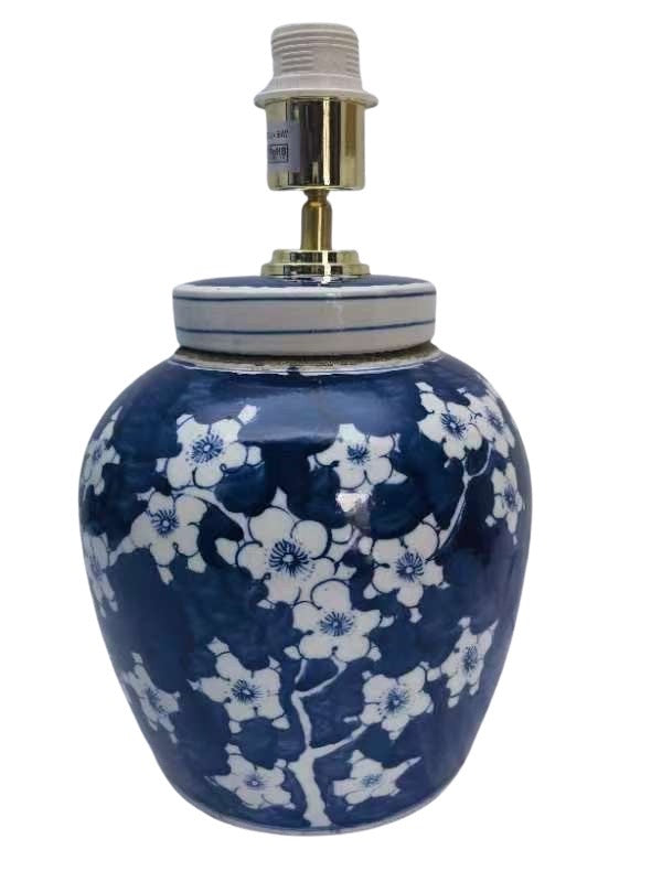 Plum Blossom Ginger Jar Lamp