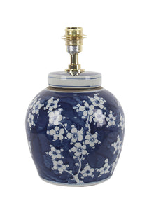 Plum blossom ginger jar lamp base