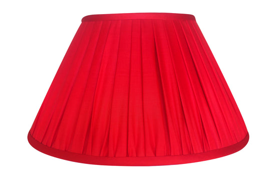 Ruby Thai Silk Gathered Lamp Shade