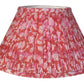 Watermelon Block-Print Cotton Gathered Lamp Shade
