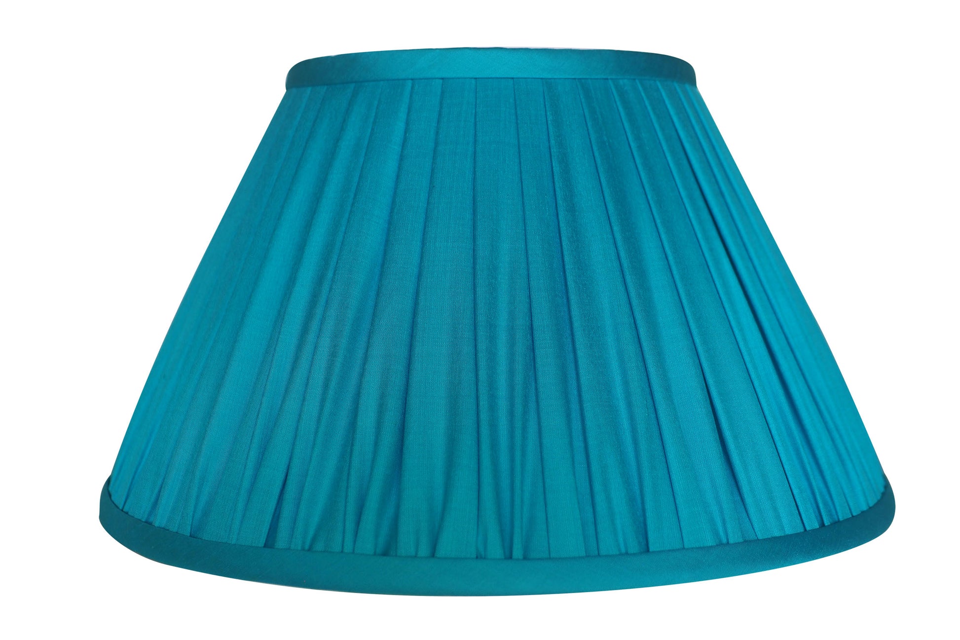 Peacock Thai Silk Gathered Lamp Shade