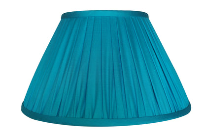 Peacock Thai Silk Gathered Lamp Shade