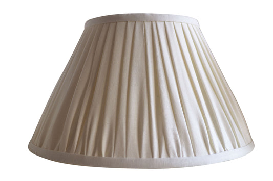 Buttermilk linen lamp shade