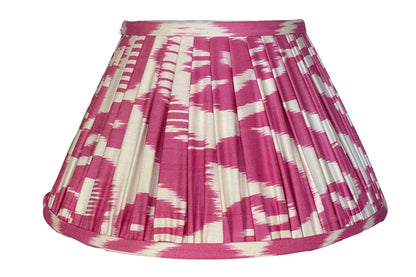 peony pink silk ikat shade