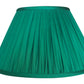 Kelly Green Thai Silk Gathered Lamp Shade