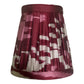 Garnet Silk Ikat Gathered Lamp Shade