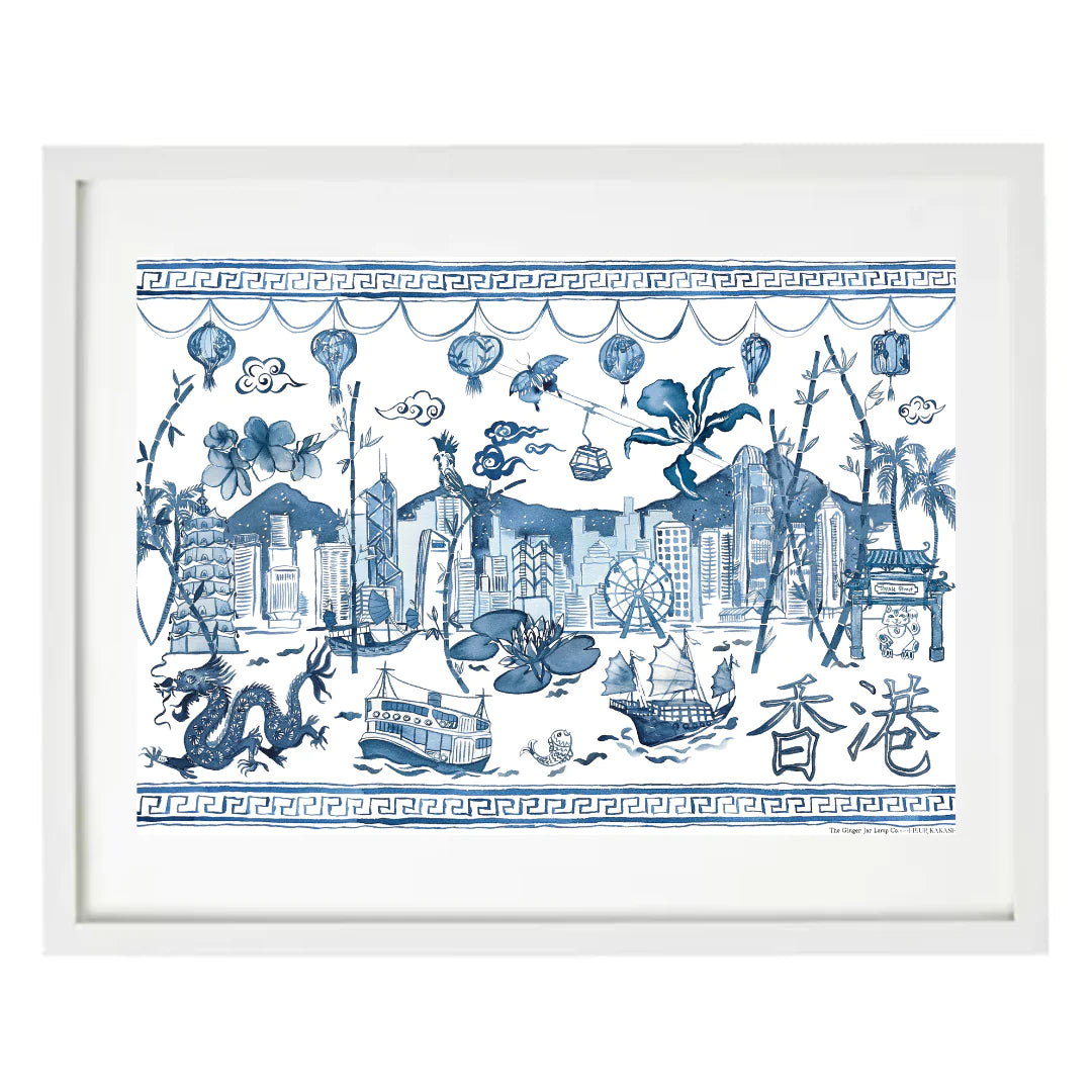 Hong Kong Homage' Art Print – The Ginger Jar Lamp Co. Ltd.