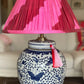 Butterfly Polkadot Ginger Jar Lamp