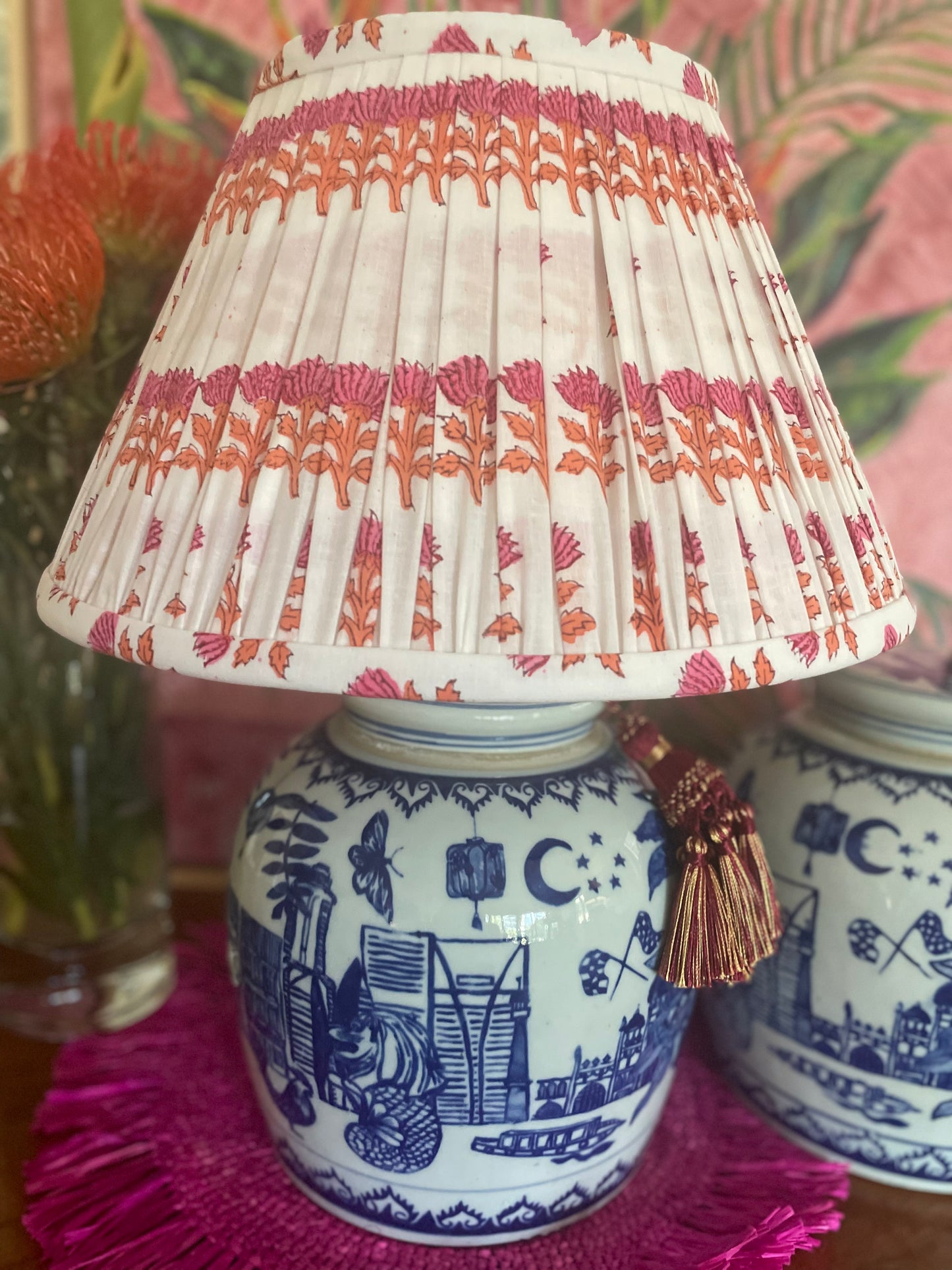 'Singapore Celebration' Ginger Jar Lamp