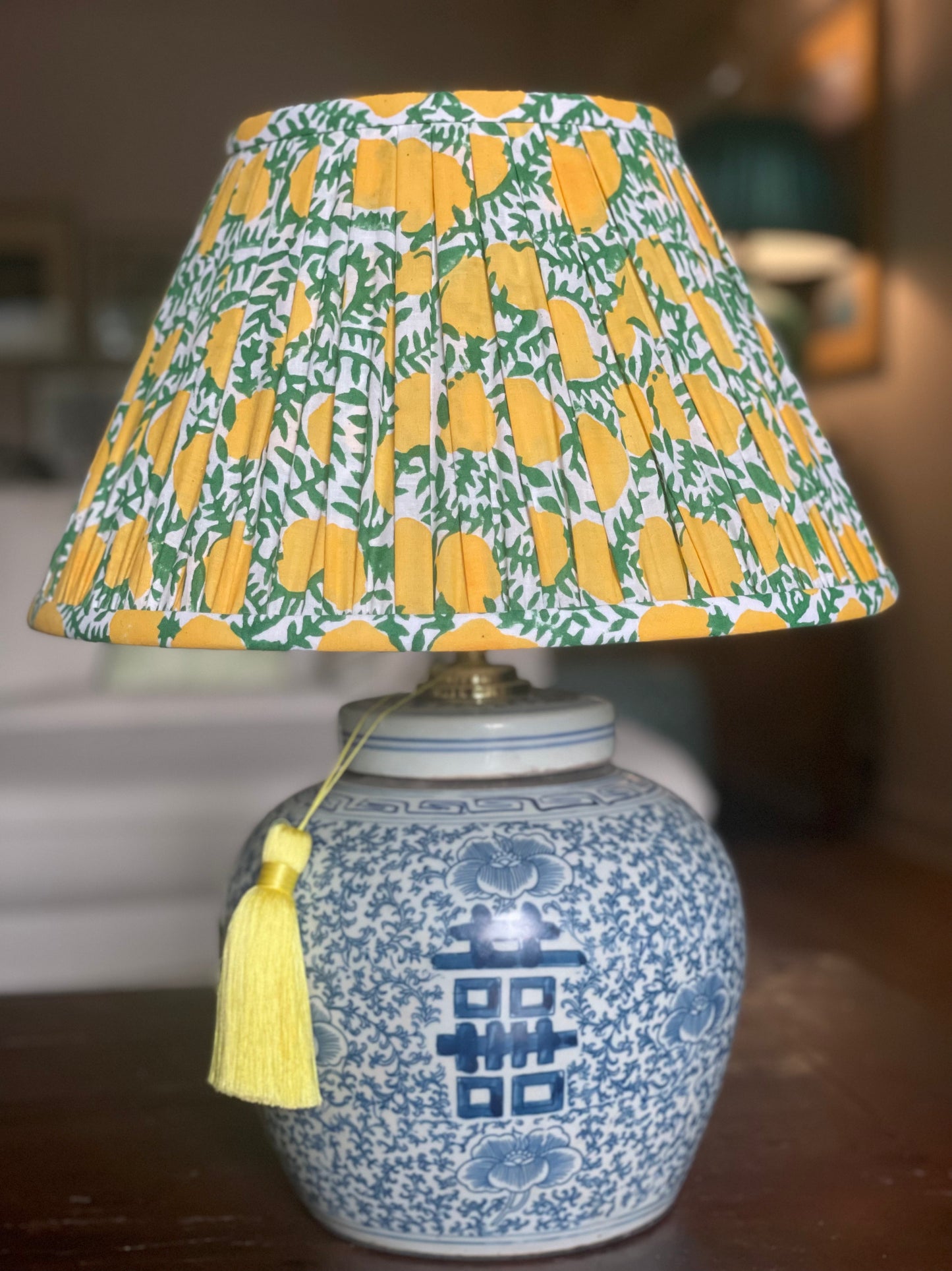 Double Happiness Ginger Jar Lamp