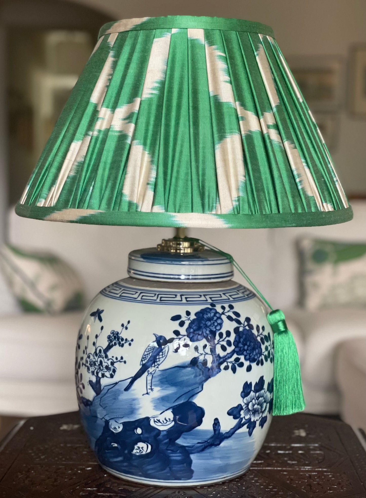 Bird Ginger Jar Lamp