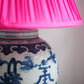 Shou base with pink shade
